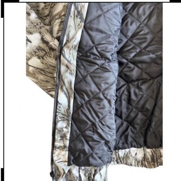 New men's large insulated Snow Flurry Camouflage Hunting Jacket USA‎ Made - Picture 5 of 7